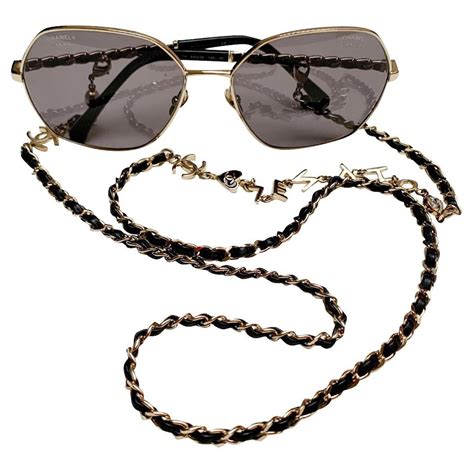 chanel mirrored shield sunglasses|chanel sunglasses with chain 2022.